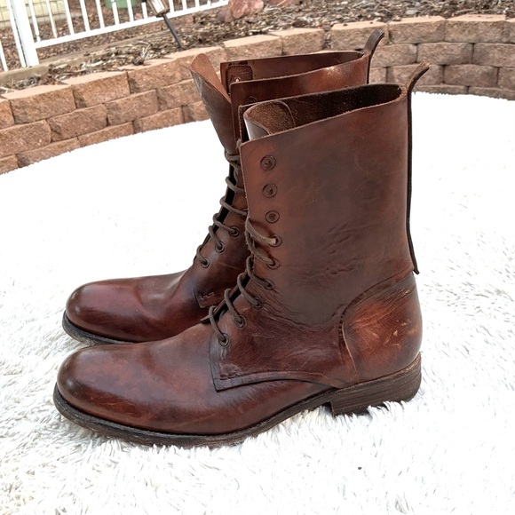 Officine Creative Mens Leather Lace Up Boots Made In Italy Sz 43, 10 US - Picture 4 of 11